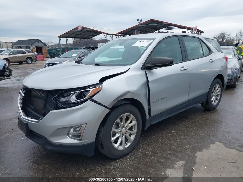 2019 Chevrolet Equinox Ls VIN: 2GNAXHEV8K6168683 Lot: 38200755