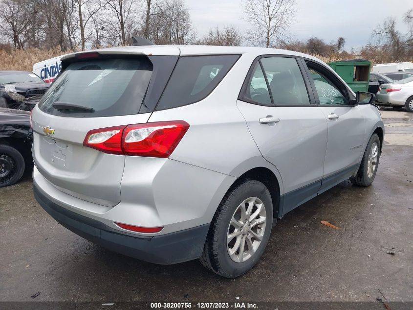 2019 Chevrolet Equinox Ls VIN: 2GNAXHEV8K6168683 Lot: 38200755