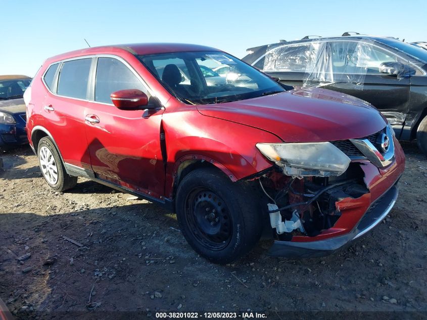 2015 Nissan Rogue S VIN: KNMAT2MT5FP530153 Lot: 38201022