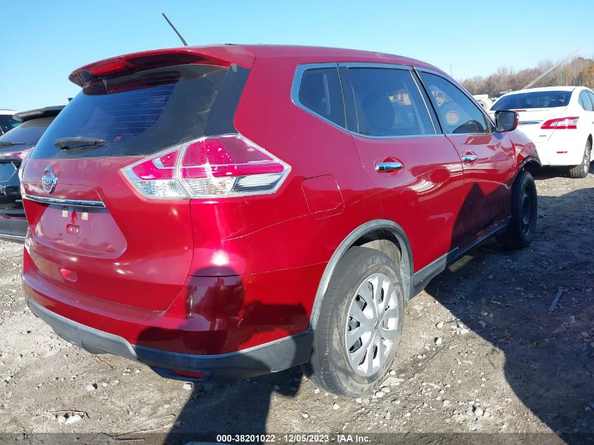 2015 Nissan Rogue S VIN: KNMAT2MT5FP530153 Lot: 38201022