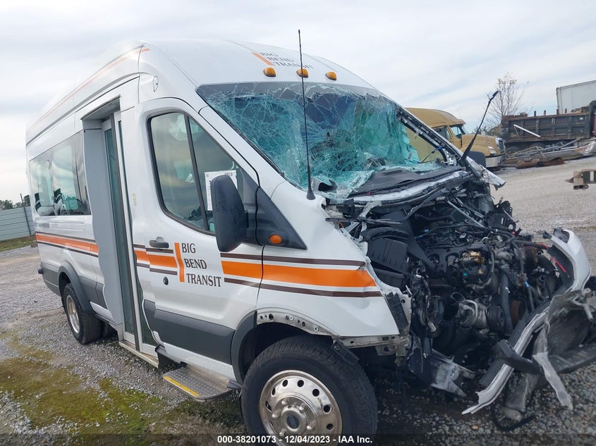 2018 Ford Transit-350 Xl white van gasoline 1FDVU4XG4JKB11849 photo #1