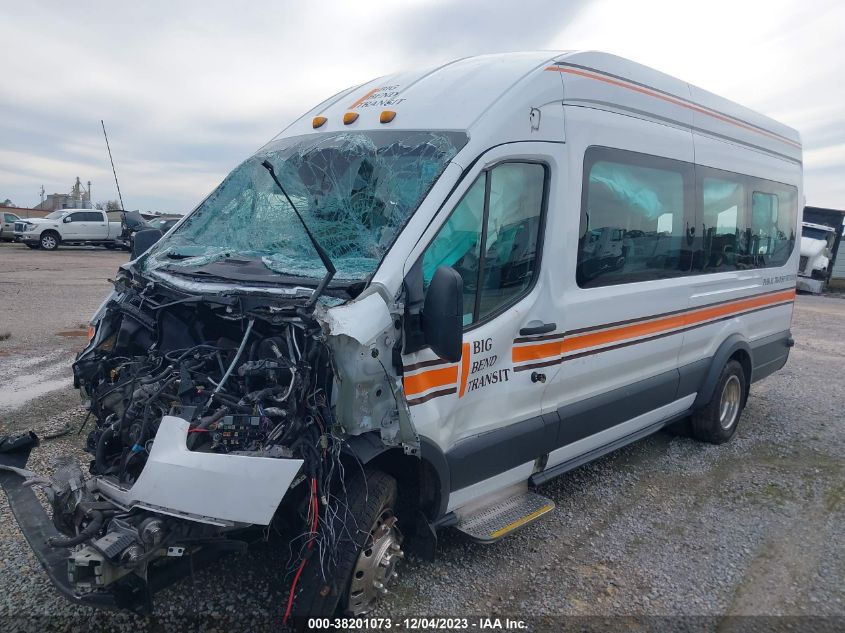 2018 Ford Transit-350 Xl white van gasoline 1FDVU4XG4JKB11849 photo #3