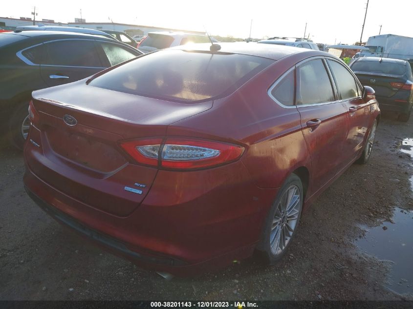 2014 Ford Fusion Se VIN: 3FA6P0HD3ER231128 Lot: 38201143