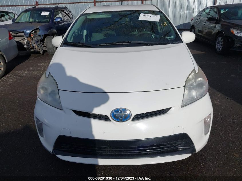 2013 Toyota Prius Two VIN: JTDKN3DU8D5601531 Lot: 38201930