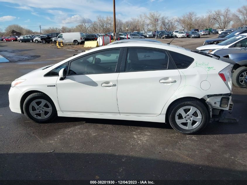 2013 Toyota Prius Two VIN: JTDKN3DU8D5601531 Lot: 38201930
