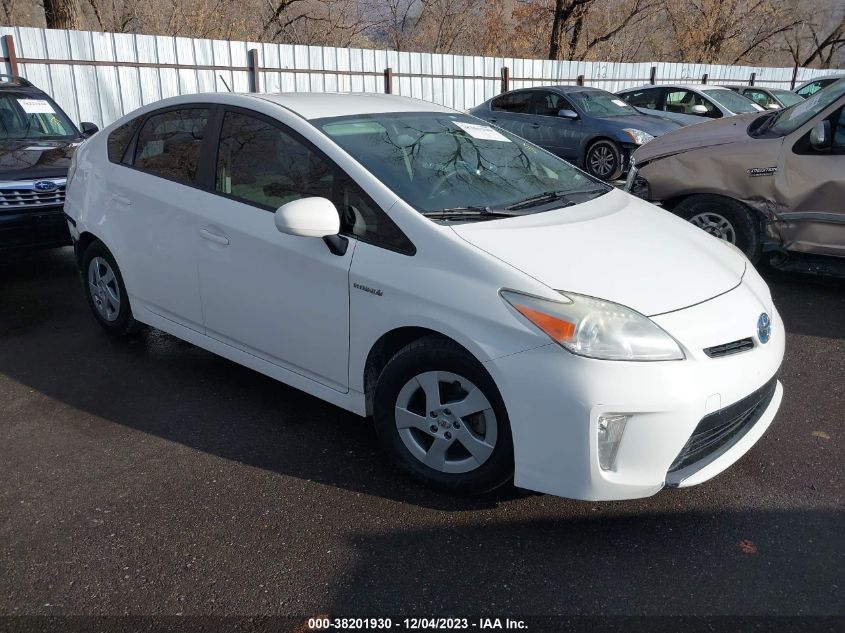2013 Toyota Prius Two VIN: JTDKN3DU8D5601531 Lot: 38201930