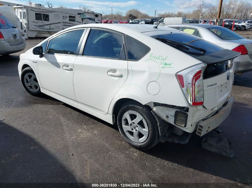 2013 Toyota Prius Two VIN: JTDKN3DU8D5601531 Lot: 38201930