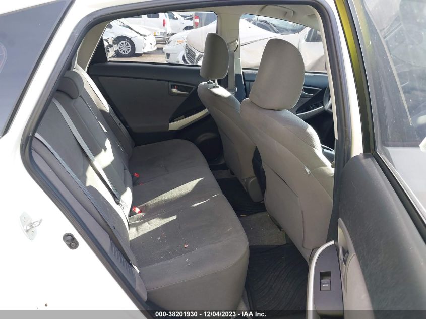 2013 Toyota Prius Two VIN: JTDKN3DU8D5601531 Lot: 38201930