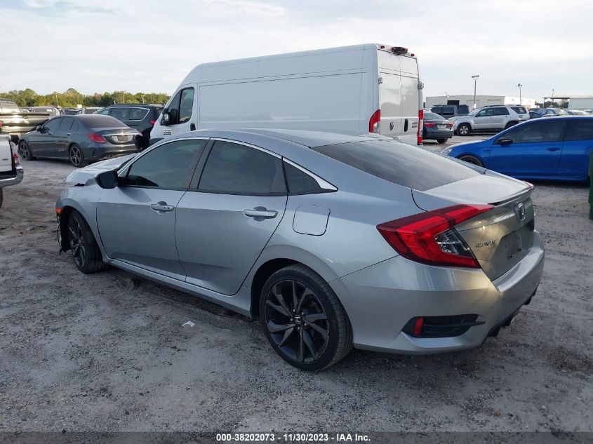 2020 Honda Civic Sport VIN: 19XFC2F84LE023836 Lot: 38202073