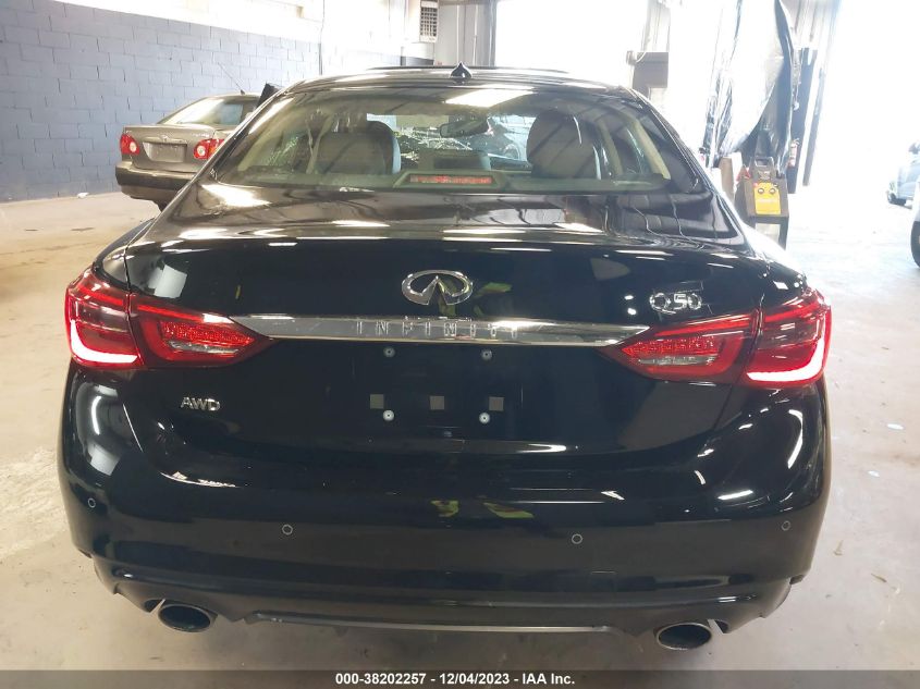 2023 Infiniti Q50 Luxe Awd VIN: JN1EV7BR5PM543054 Lot: 38202257