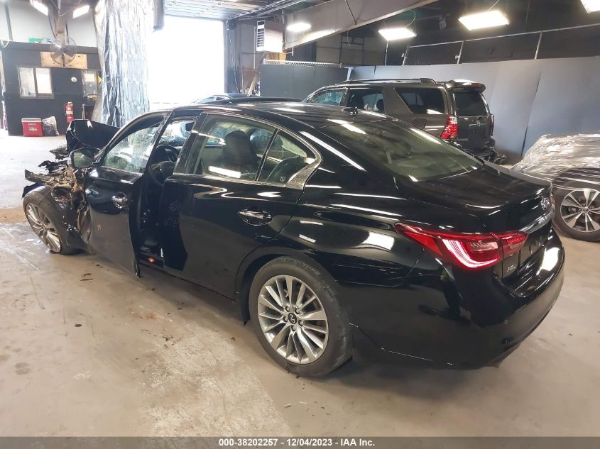 2023 Infiniti Q50 Luxe Awd VIN: JN1EV7BR5PM543054 Lot: 38202257