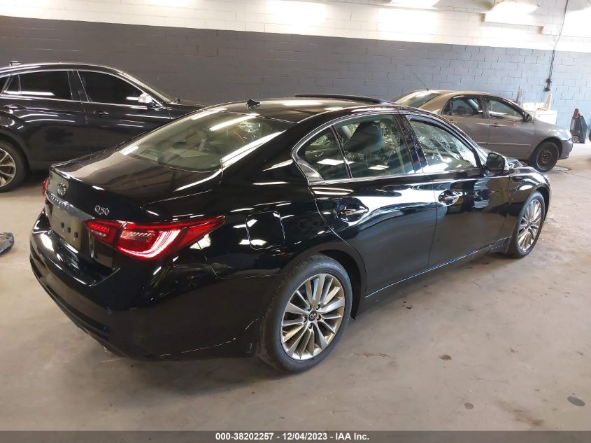 2023 Infiniti Q50 Luxe Awd VIN: JN1EV7BR5PM543054 Lot: 38202257