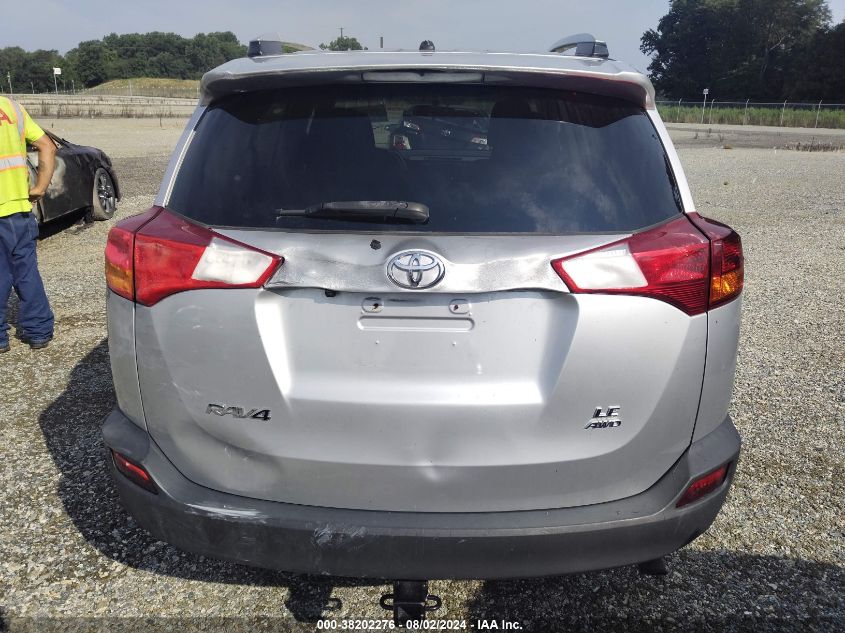 2013 Toyota Rav4 Le VIN: 2T3BFREV3DW102412 Lot: 38202276