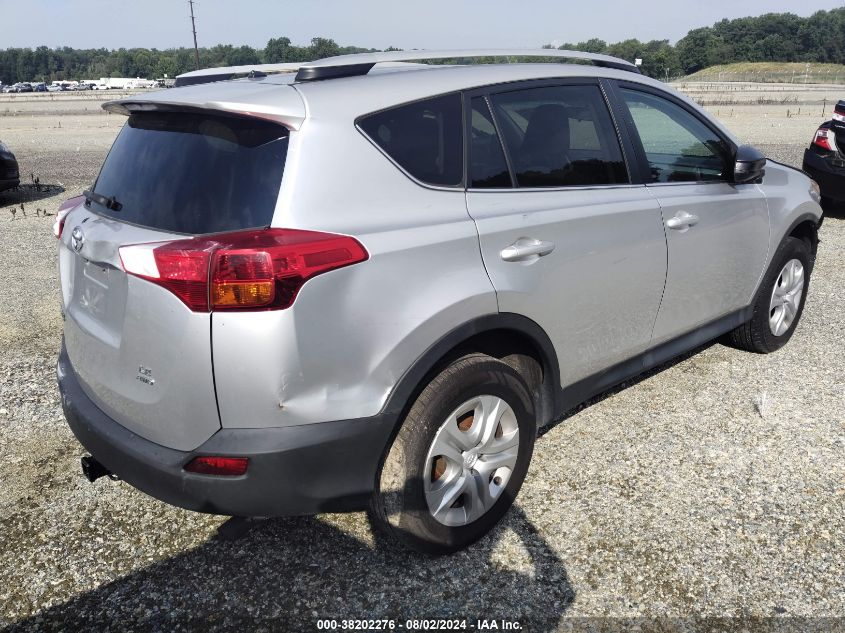 2013 Toyota Rav4 Le VIN: 2T3BFREV3DW102412 Lot: 38202276