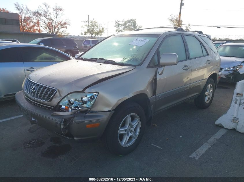 2002 Lexus Rx 300 VIN: JTJHF10U720268019 Lot: 38202516