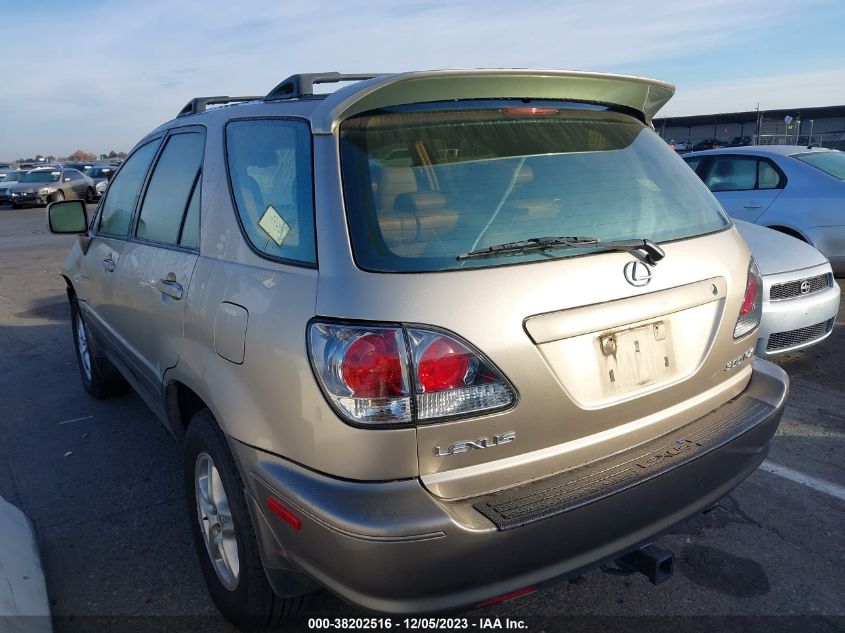 2002 Lexus Rx 300 VIN: JTJHF10U720268019 Lot: 38202516