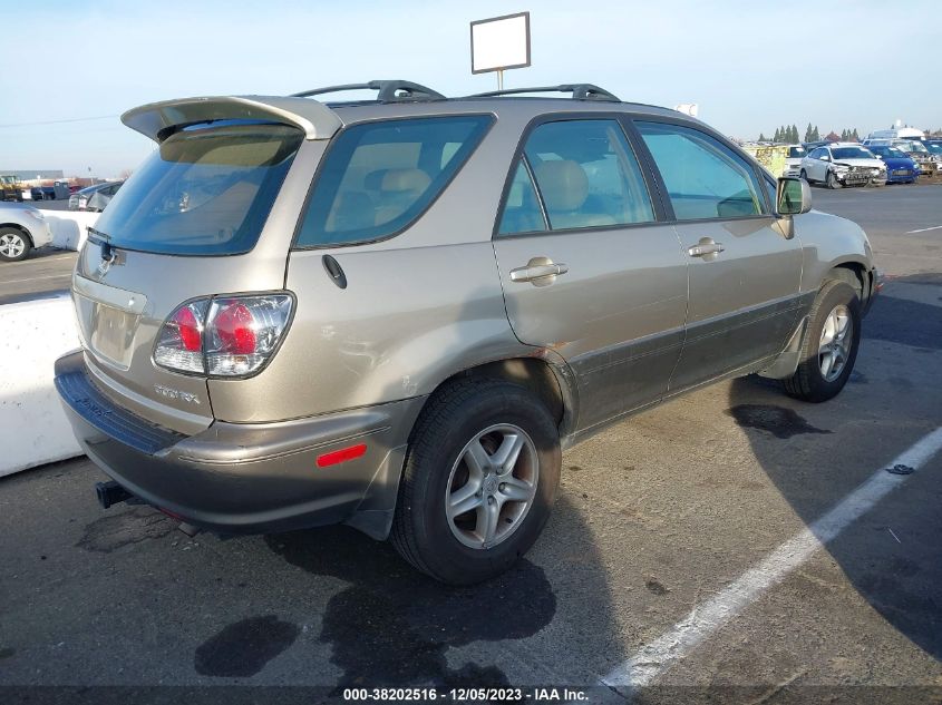 2002 Lexus Rx 300 VIN: JTJHF10U720268019 Lot: 38202516