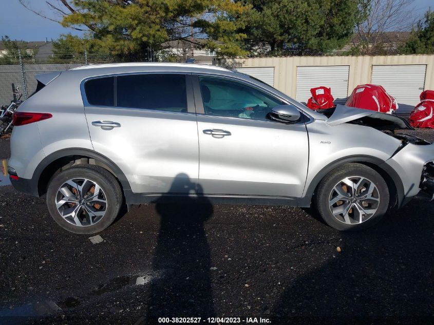 2021 Kia Sportage Ex VIN: KNDPNCAC7M7854488 Lot: 38202527