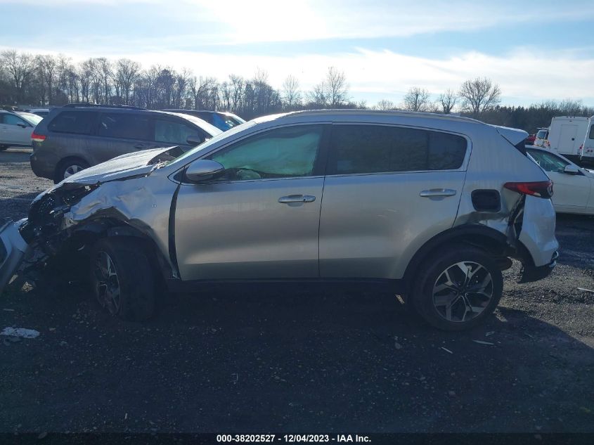 2021 Kia Sportage Ex VIN: KNDPNCAC7M7854488 Lot: 38202527