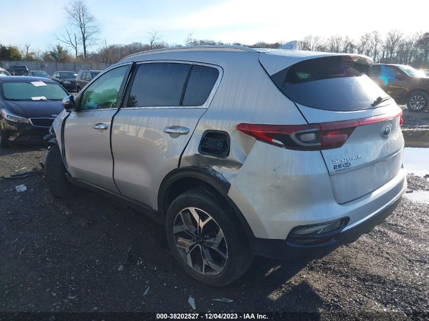 2021 Kia Sportage Ex VIN: KNDPNCAC7M7854488 Lot: 38202527