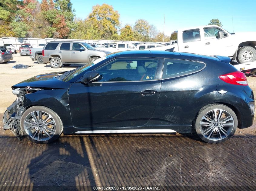 2016 Hyundai Veloster Turbo VIN: KMHTC6AE6GU275940 Lot: 38202690