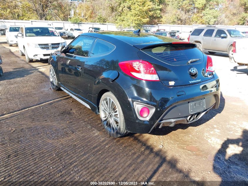 2016 Hyundai Veloster Turbo VIN: KMHTC6AE6GU275940 Lot: 38202690