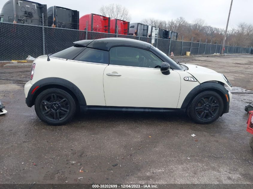 2013 Mini Coupe Cooper S VIN: WMWSX3C51DT466597 Lot: 38202699