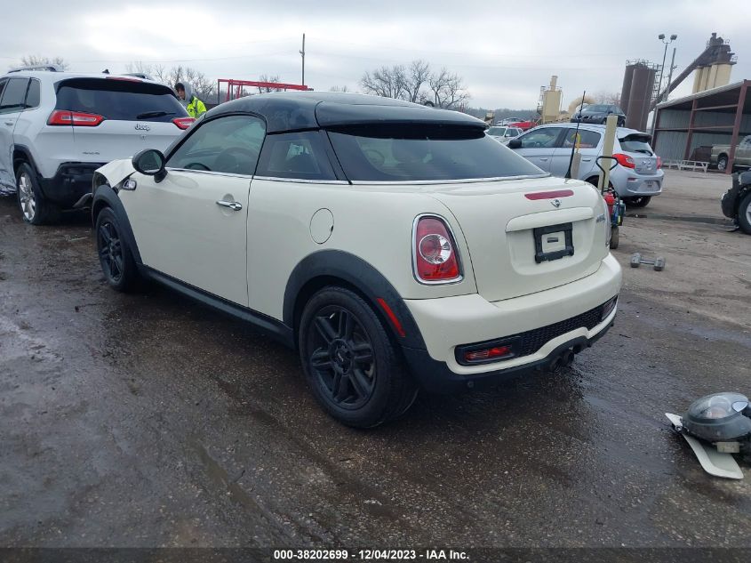 2013 Mini Coupe Cooper S VIN: WMWSX3C51DT466597 Lot: 38202699