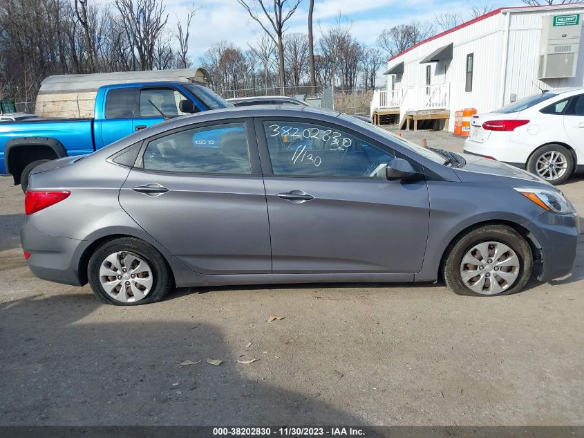 2015 Hyundai Accent Gls VIN: KMHCT4AE1FU850142 Lot: 38202830