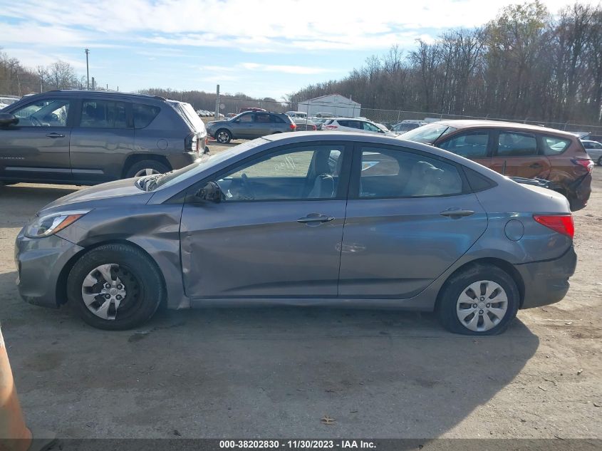 2015 Hyundai Accent Gls VIN: KMHCT4AE1FU850142 Lot: 38202830