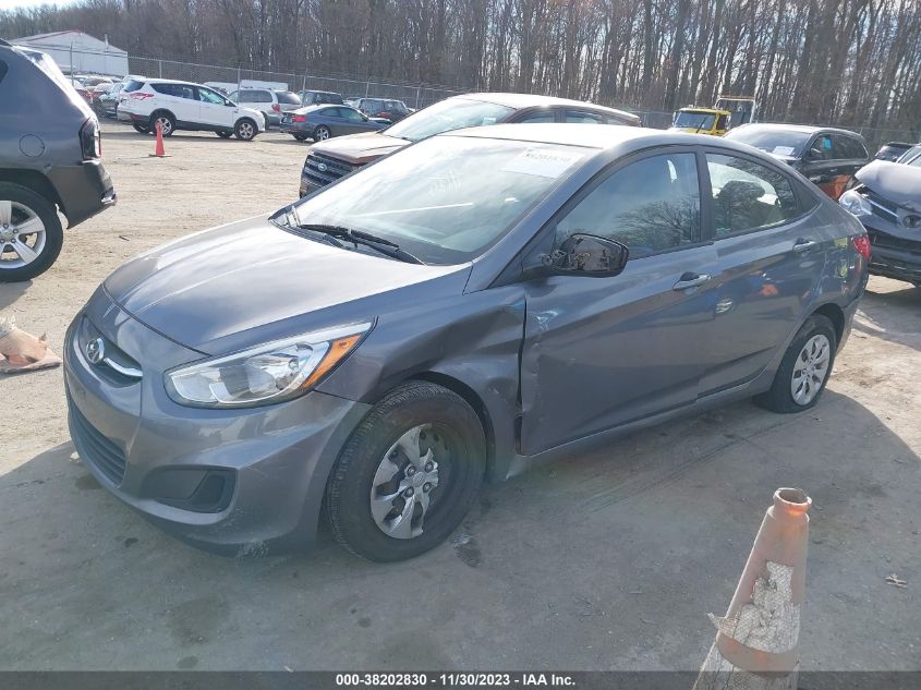 2015 Hyundai Accent Gls VIN: KMHCT4AE1FU850142 Lot: 38202830