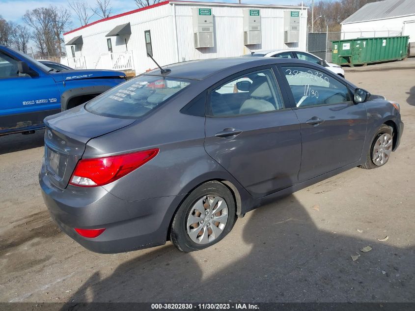 2015 Hyundai Accent Gls VIN: KMHCT4AE1FU850142 Lot: 38202830