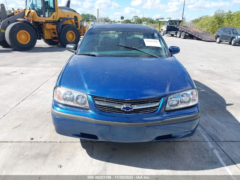 2004 Chevrolet Impala VIN: 2G1WF52E749296735 Lot: 38203196