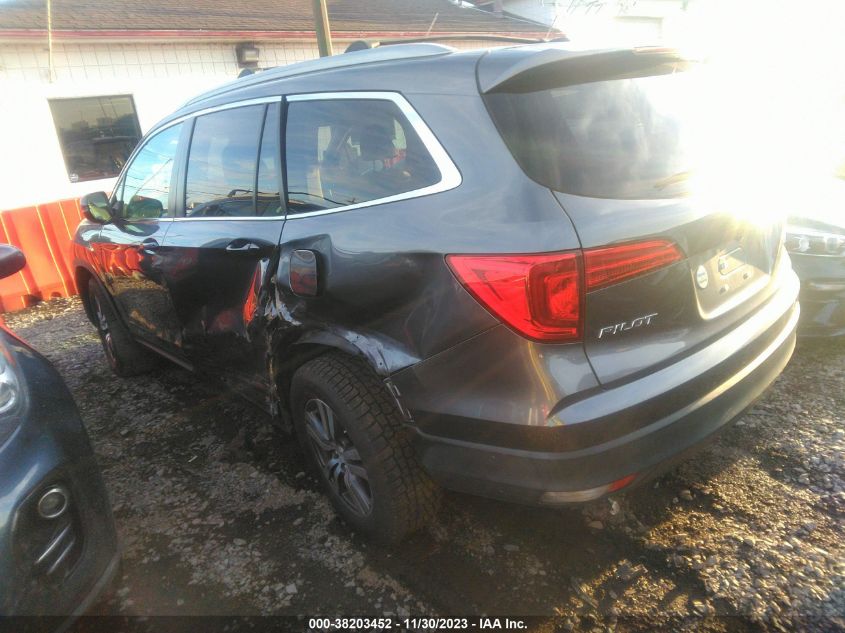 2017 Honda Pilot Ex-L VIN: 5FNYF6H57HB005066 Lot: 38203452