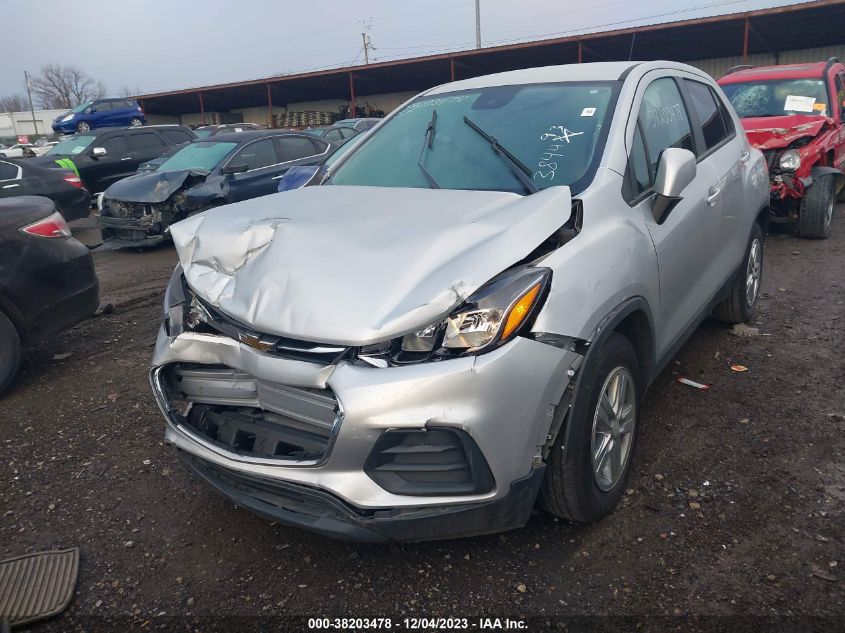 2019 Chevrolet Trax Ls VIN: 3GNCJKSB2KL384493 Lot: 38203478