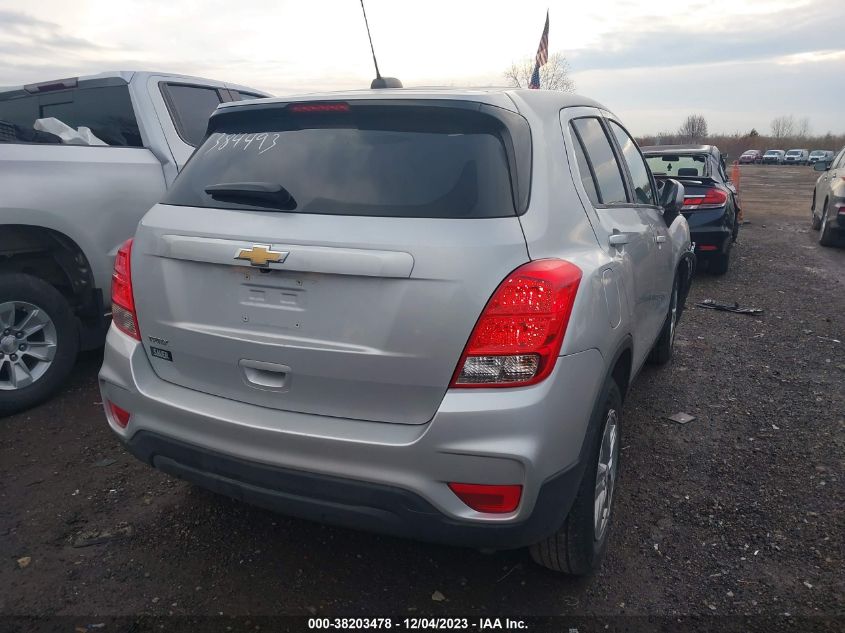 3GNCJKSB2KL384493 2019 Chevrolet Trax Ls