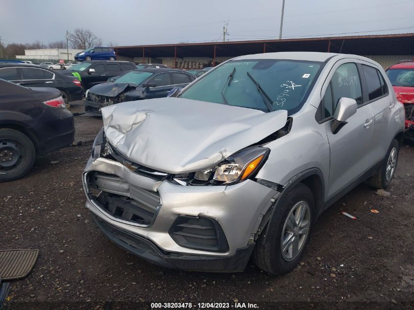 2019 Chevrolet Trax Ls VIN: 3GNCJKSB2KL384493 Lot: 38203478