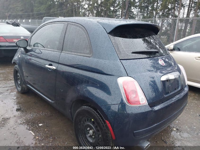 2015 Fiat 500 Pop VIN: 3C3CFFAR3FT513920 Lot: 38203543