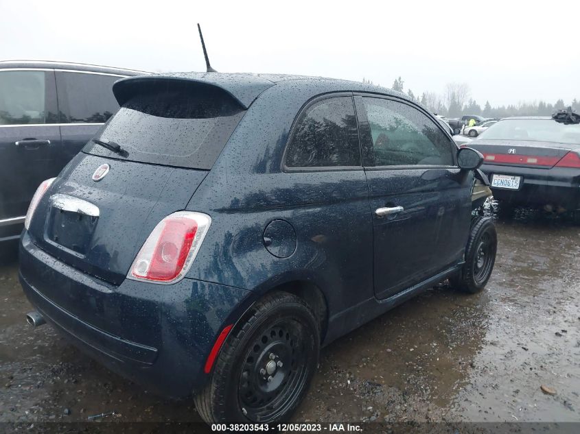 2015 Fiat 500 Pop VIN: 3C3CFFAR3FT513920 Lot: 38203543