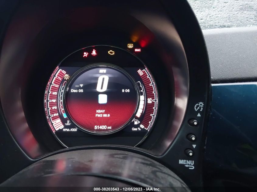 2015 Fiat 500 Pop VIN: 3C3CFFAR3FT513920 Lot: 38203543