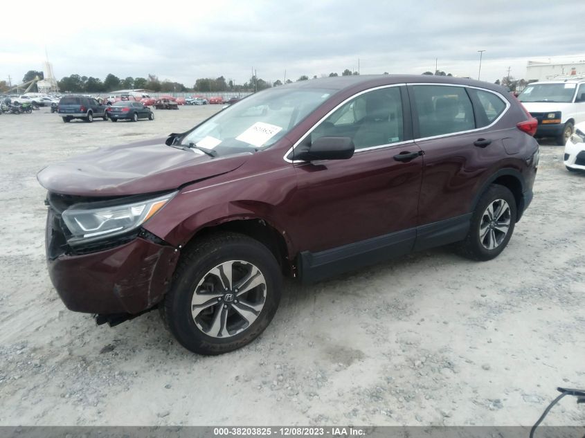 2019 Honda Cr-V Lx VIN: 2HKRW6H32KH223847 Lot: 38203825