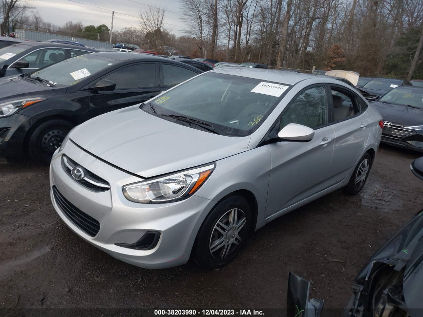 KMHCT4AE6FU908326 2015 HYUNDAI ACCENT - Image 2