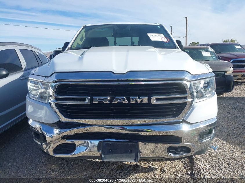 2019 Ram 1500 Big Horn/Lone Star 4X2 6'4" Box VIN: 1C6RREBG1KN641899 Lot: 38204026