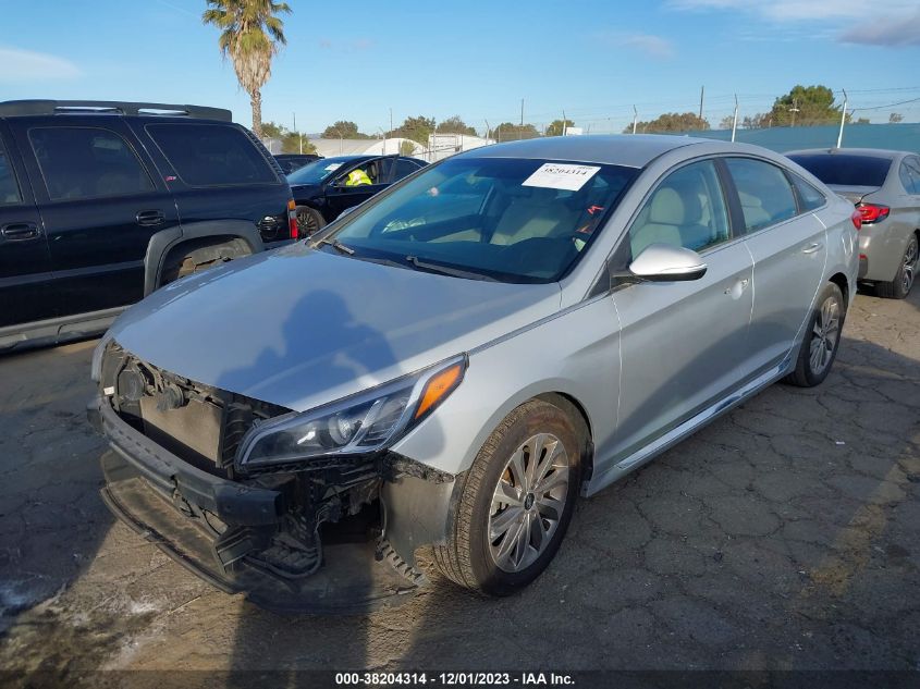 2016 Hyundai Sonata Sport VIN: 5NPE34AF4GH404908 Lot: 38204314