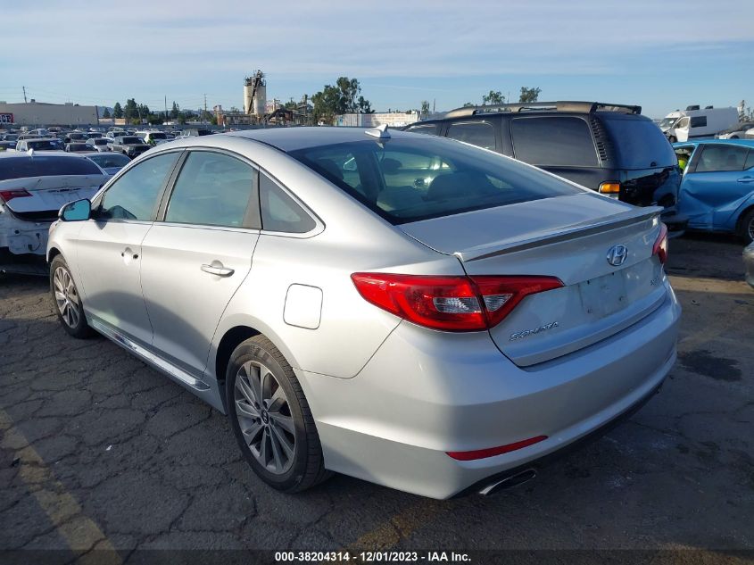 2016 Hyundai Sonata Sport VIN: 5NPE34AF4GH404908 Lot: 38204314