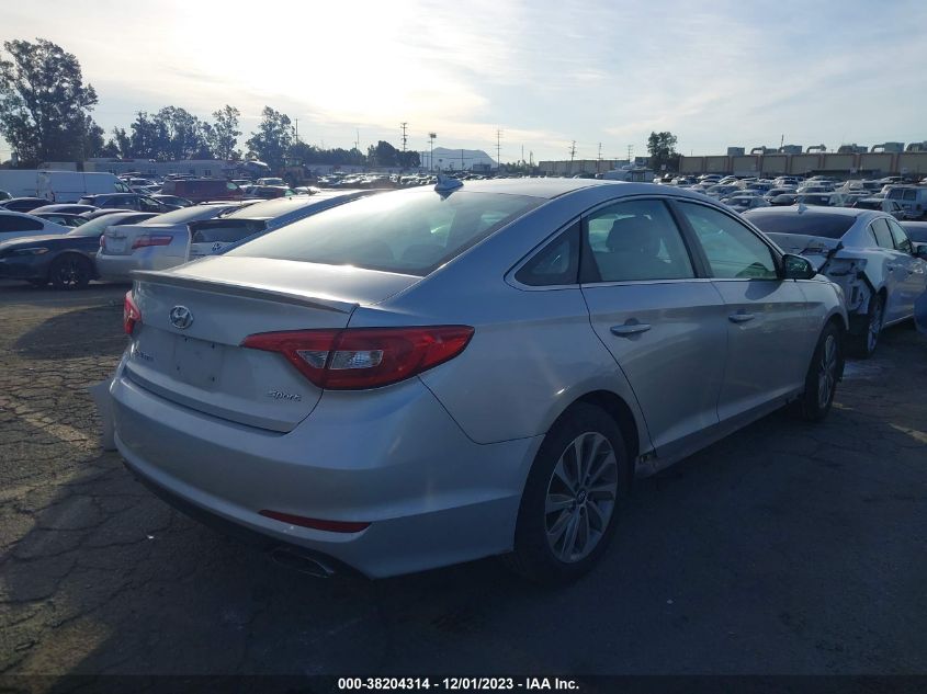 2016 Hyundai Sonata Sport VIN: 5NPE34AF4GH404908 Lot: 38204314