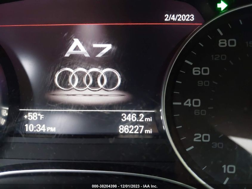 2014 Audi A7 3.0T Premium Plus VIN: WAU2GAFC0EN108797 Lot: 38204398