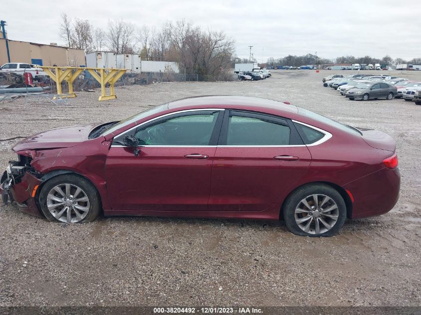 2015 Chrysler 200 C VIN: 1C3CCCCBXFN531161 Lot: 38204492