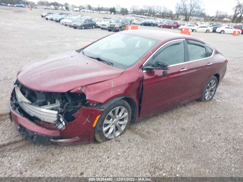 2015 Chrysler 200 C VIN: 1C3CCCCBXFN531161 Lot: 38204492