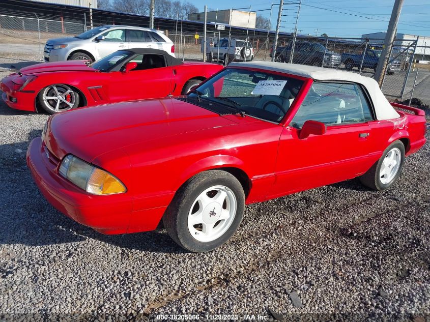 1992 Ford Mustang Lx VIN: 1FACP44E6NF162117 Lot: 40649426